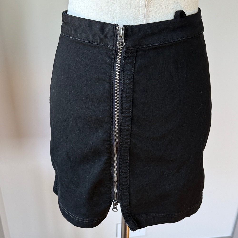 Free People Black Mini Skirt